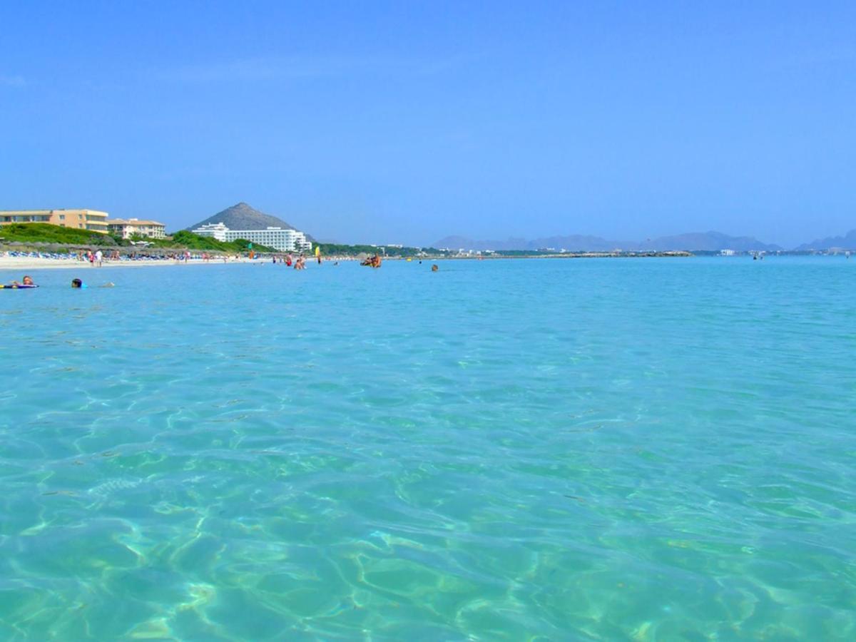 Вилла Benestar Pool And Beach In Platja De Муро Экстерьер фото