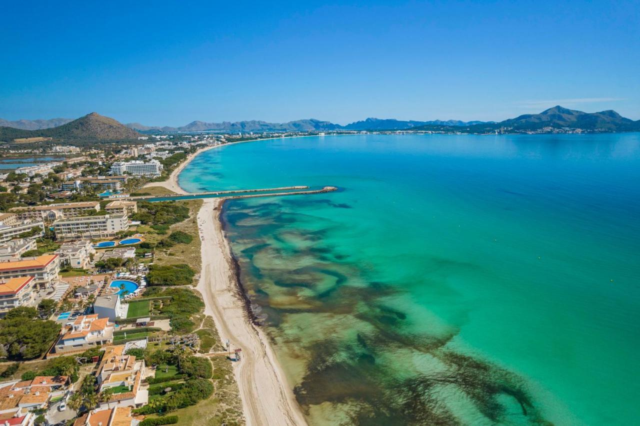 Вилла Benestar Pool And Beach In Platja De Муро Экстерьер фото